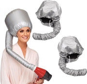 HMerch™ Haardroogkap - Efficiënt je haar drogen - Haardroger - Haar droog kap - Droogkap - Haardroger Muts - Zilver
