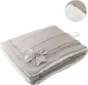 Soft Touch Deken Cheveron Junior Polyester Grijs