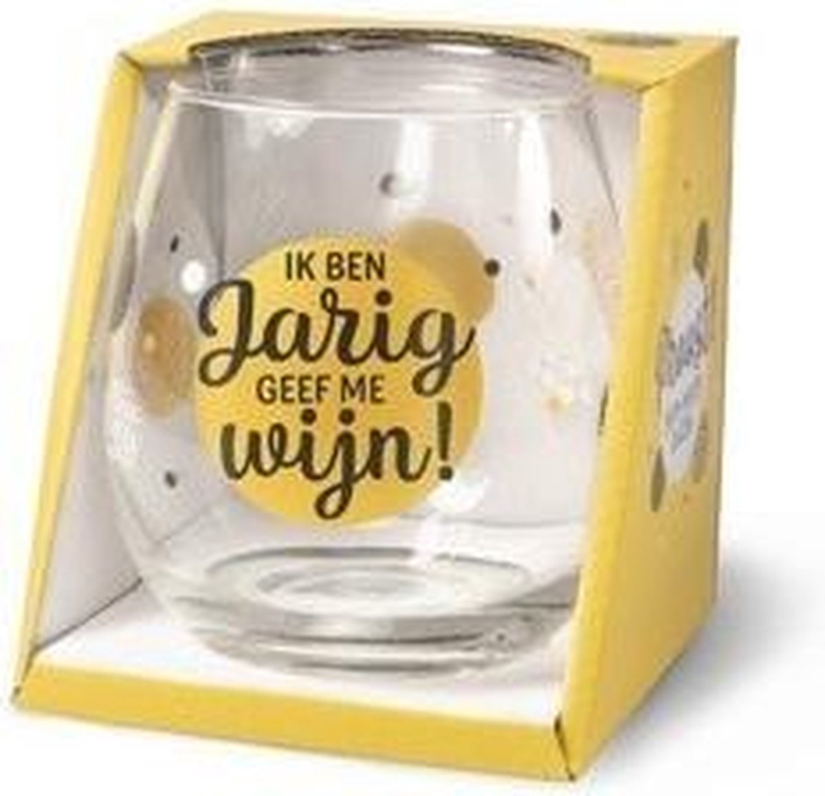 Glas - Water- & wijnglas - Jarig