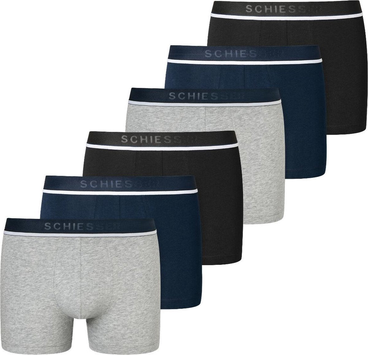 Schiesser Shorts / Pants 6er Pack - 95/5 - Organic Cotton