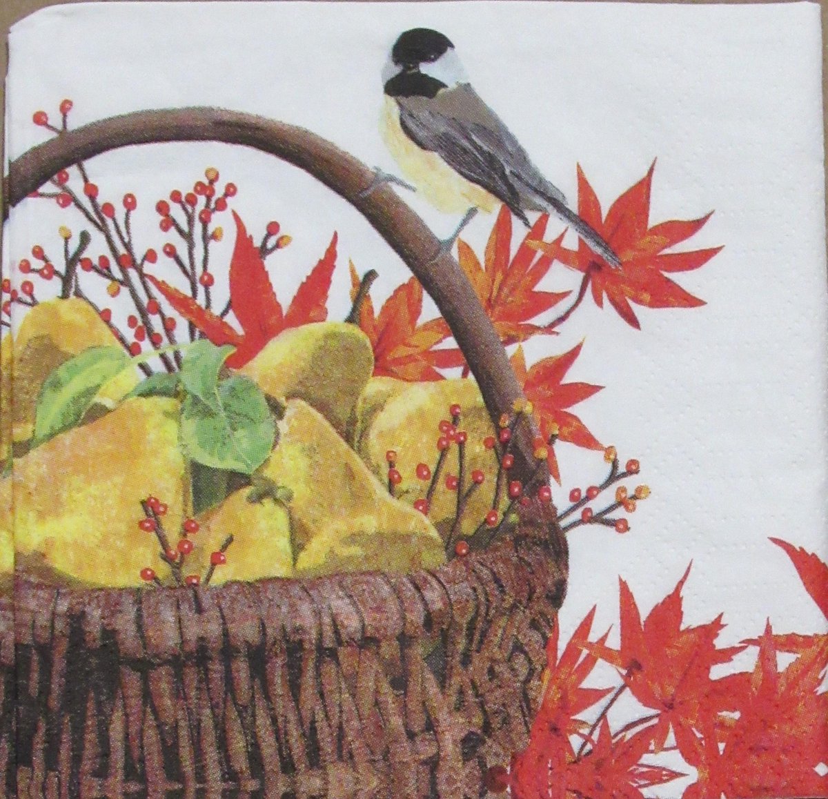 Servetten Autumn Pears 25 x 25 cm