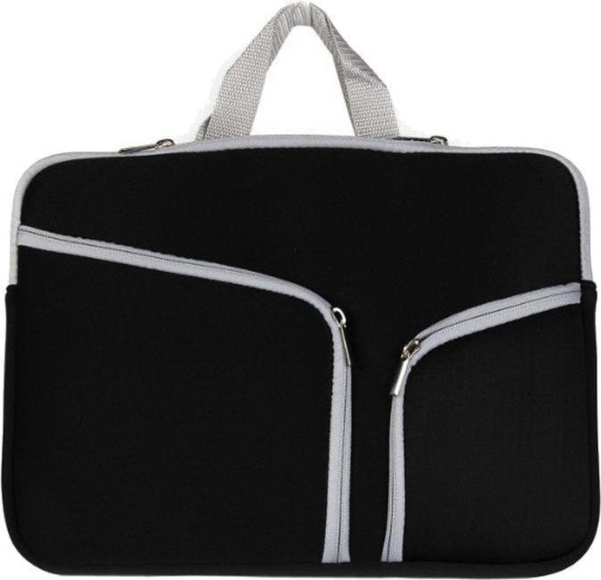 Mobigear Neopreen Laptoptas Zwart voor Macbook Air / Pro 13 inch