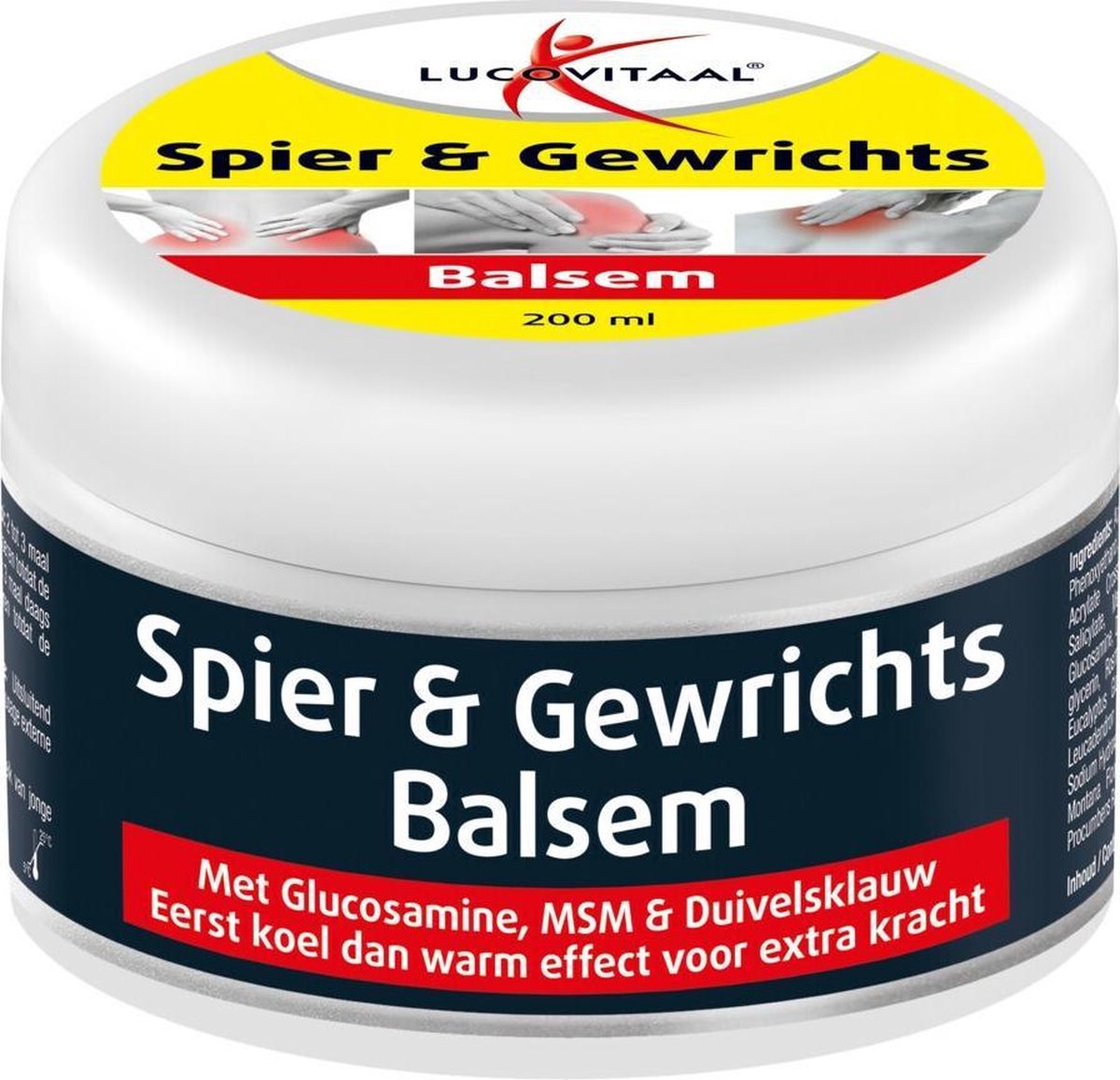 3x Lucovitaal Spier & Gewrichtsbalsem 200 ml