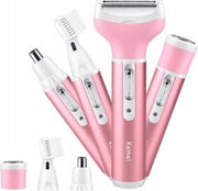 Kemei KM-6637 Oplaadbare Beauty Gezichtshaar Trimmer - 4 in 1 Trimmer - Neustrimmer - Baardtrimmer - Oortrimmer - Wenkbrauwtrimmer - Benen - Gezichtsverzorging - Draadloos