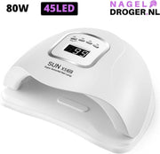 80W LED Professionele nageldroger voor Gelnagels 45 LEDs