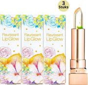 Glamfox Moonlight Flower Lipstick - Lip Plumper Lippenstift Met 24 Karaat Goudschilfers En Maanlicht Bloem - 3-Pack