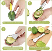 Avocadosnijder | 2-in-1 Multifunctionele 2-in-1 Avocadosnijder | Avocado Schilmes | – All-in-one Avocadoschiller