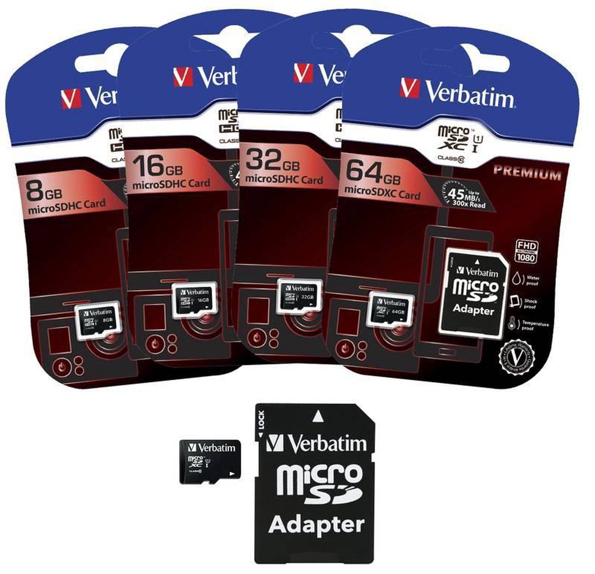 Verbatim Micro SDHC kaart 8GB