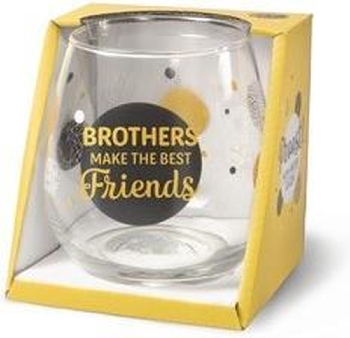 Wijn - Waterglas Brother  Proost!
