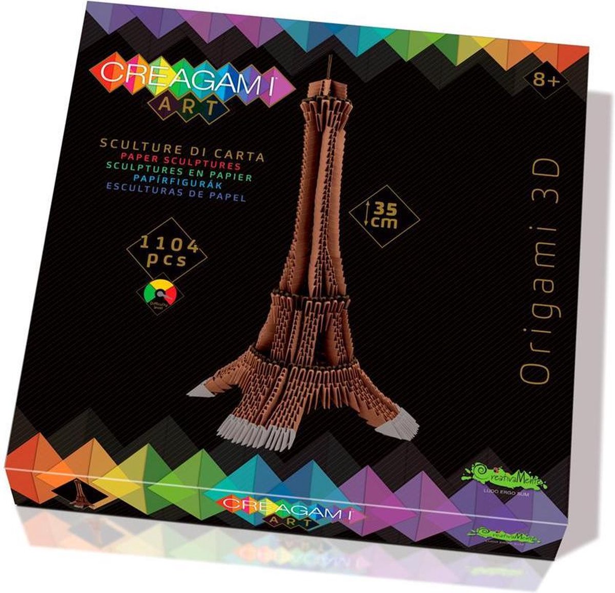 Creagami ART: EIFFELTOREN Origami 3D H35cm