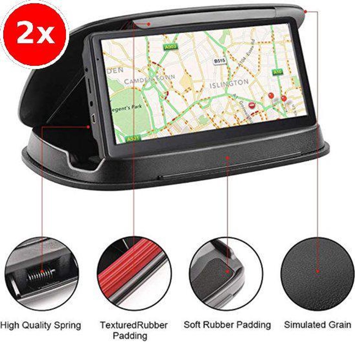 2x Nieuw Luxe Auto telefoon houder