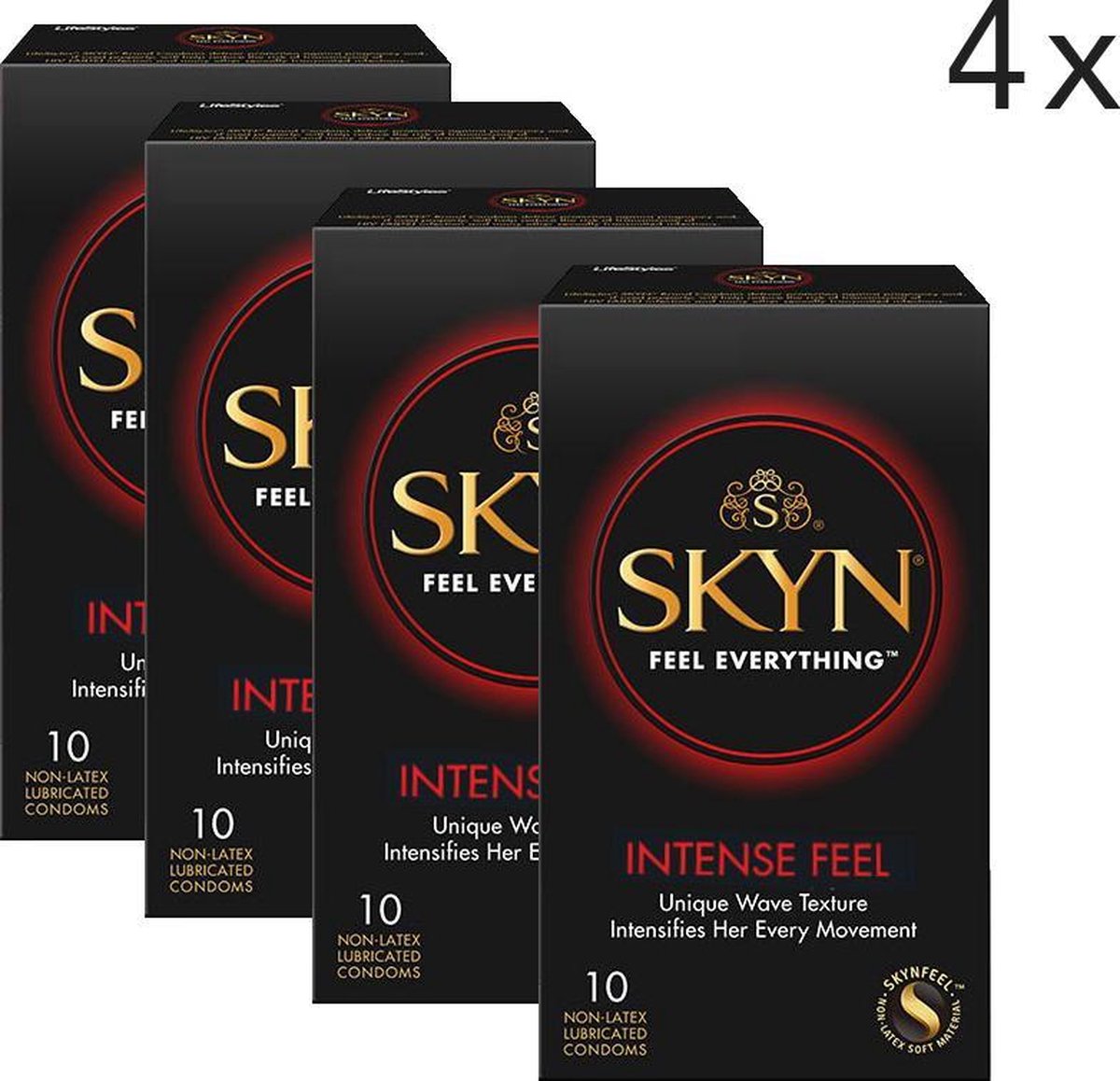SKYN Intense Feel latexvrije condooms | 4x 10 stuks