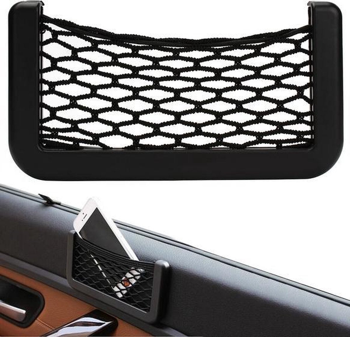 A&K Zelfklevend Auto Telefoon Organizer - Universeel Telefoonhouder