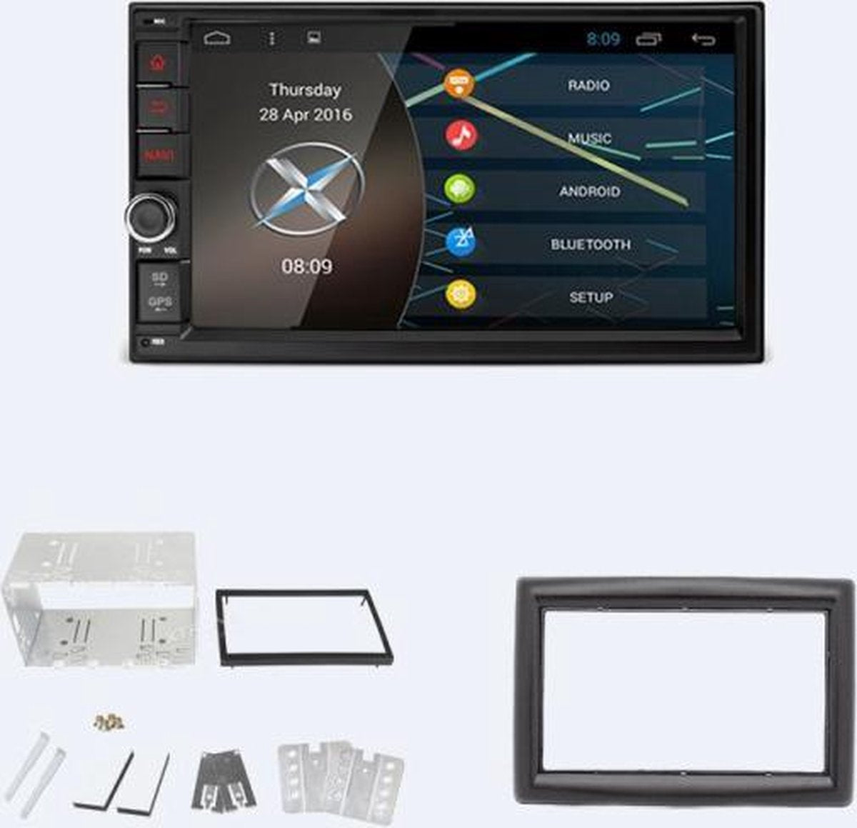 2 DIN Android (DAB) autoradio navigatie Renault Megane II 2002-2009