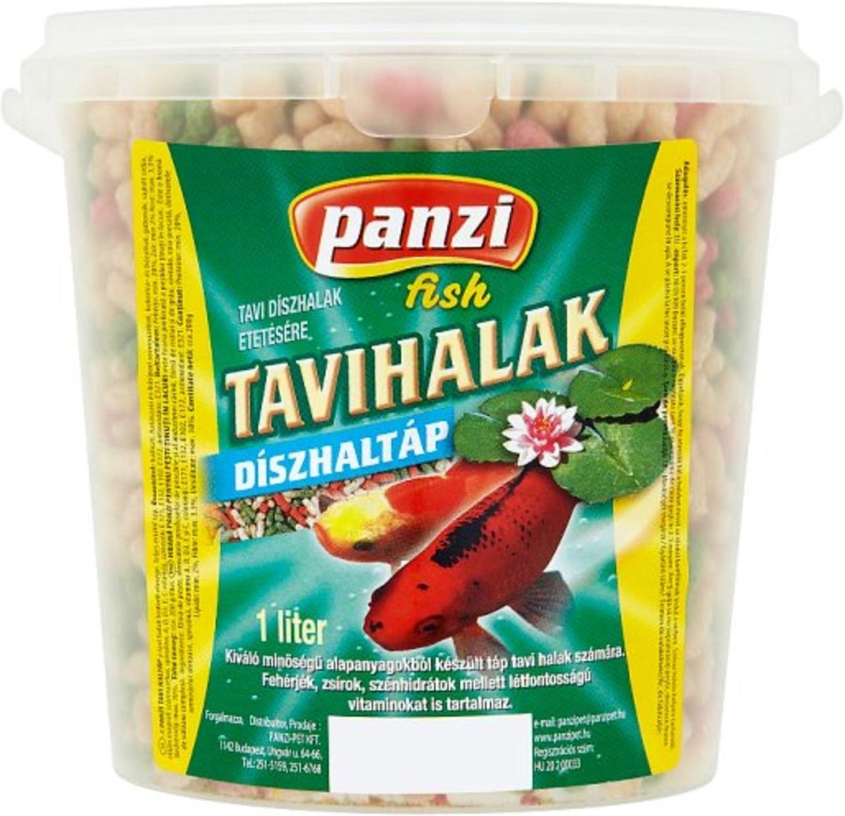 Panzi-Pet - Vissenvoer - Visvoer - vijver - korrels - 10L