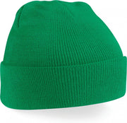 skimuts kelly green | klassieke gebreide muts in 30 verschillende kleuren| tweelaags gebreid