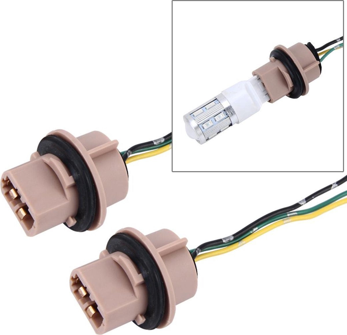 2 STUKS 7443 Auto Auto LED-lampfittinghouder (zonder licht)