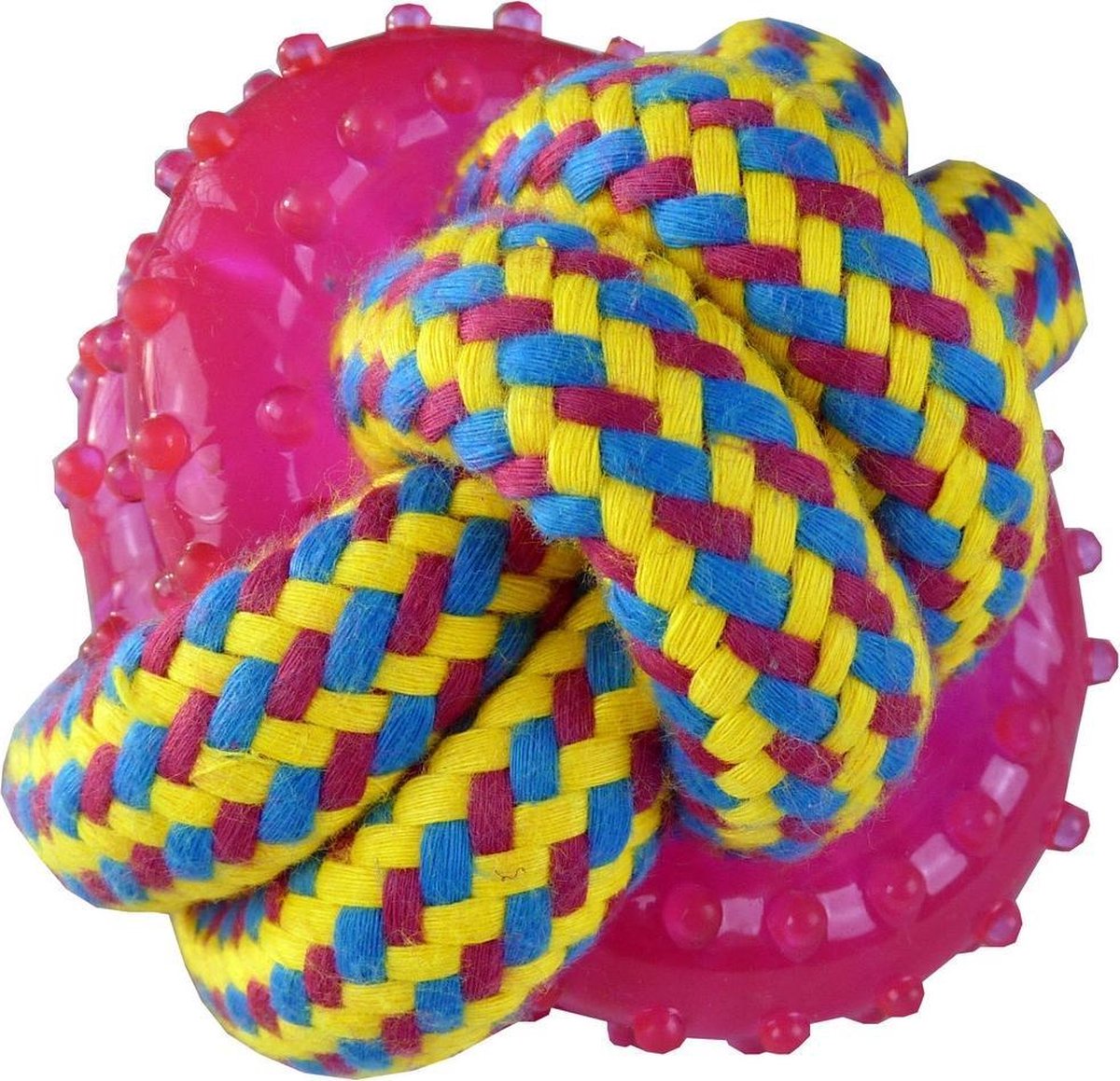 Geweven touw met rubberen ringen 8cm 140-150gr