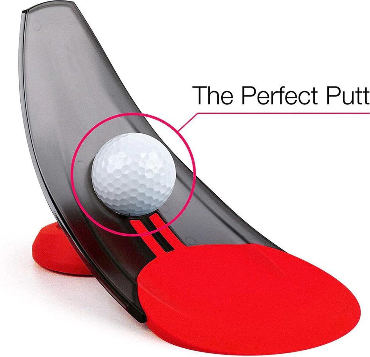 Firsttee - LUXE Putting Trainer - INKLAPBAAR & STEVIG gebouwd - Putter cup - Hole put - Golf accessoires - Sport - Training - Putten - Cadeau - Golftrainingsmateriaal - Golfset - Trainingsmaterialen - Golfballen - Swing Mat - Trolley - Oefenen - Net