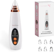 FRESHFACE Blackhead remover - Mee-eters verwijdering - Vacuüm cleaner - Poriën reiniger met usb oplaadkabel - 6 Opzetstukken - Bestseller - Gezichtsverzorging - Blackheadremover - Poriënreiniger