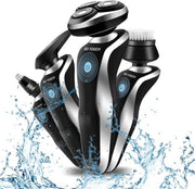 Ecommdro MS500 - Scheerapparaat mannen - 4 in 1 Trimmer - Nat & Droog scheren - Baardtrimmer - Neustrimmer - Oplaadstation inbegrepen