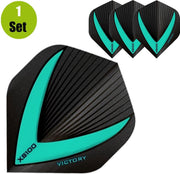 Victory Vista Black Dart Flights - Jade- ()