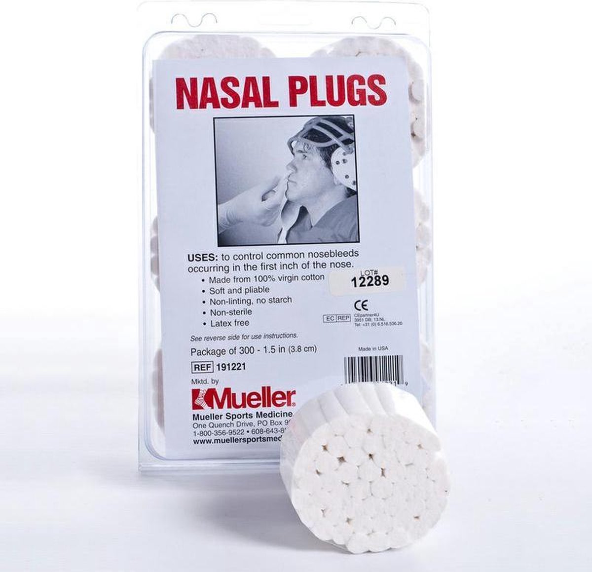 Mueller Neuspluggen 300 stuks (6 x 50 stuks)