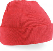 wintermuts coral| klassieke gebreide muts in 30 verschillende kleuren| tweelaags gebreid