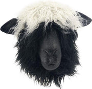 Zwartwit schaap masker (Valais)