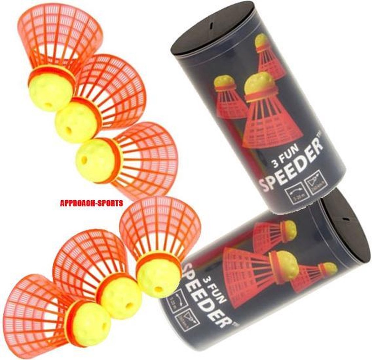 Speedminton® 6 Fun Speeders - Speed badminton