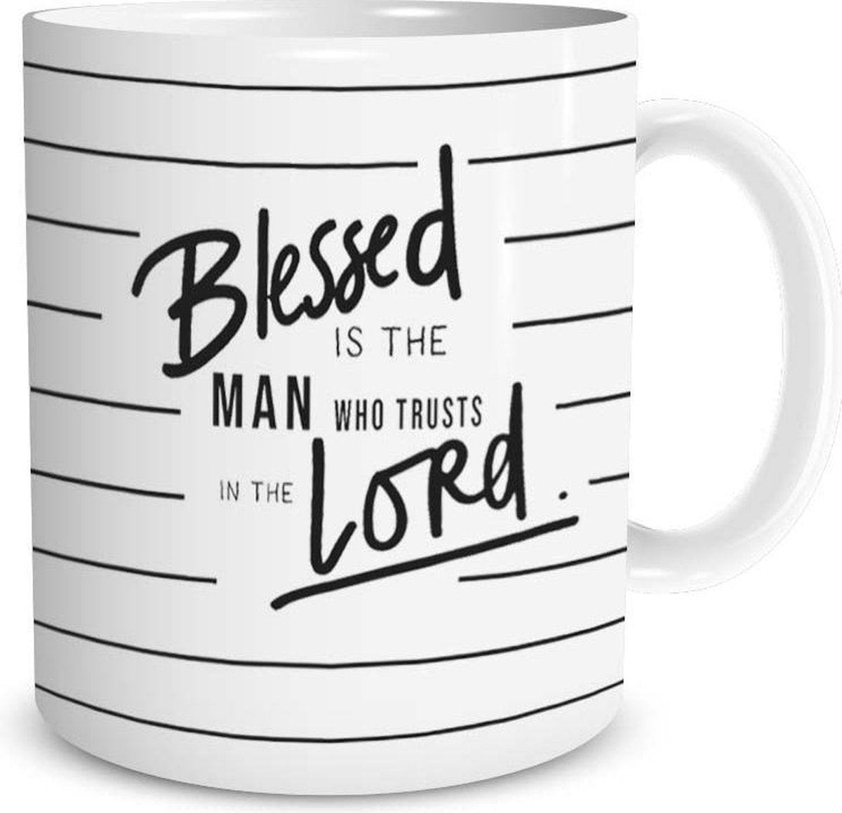 Christelijke Mok - Blessed is the Man - DagelijkseBroodkruimels
