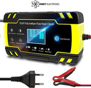 Volledige Automatische Acculader met Puls Reparatie Mode - 12V 8A / 24V 4A
