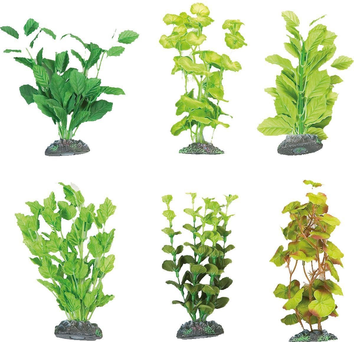 Flamingo Aquarium plant zijde brasil decoratie - Willekeurig - 18 cm
