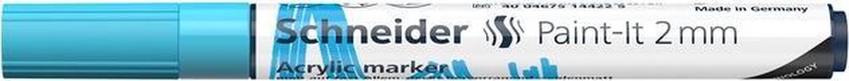 Acryl Marker Schneider Paint-it 310 2mm pastel blauw S-120130