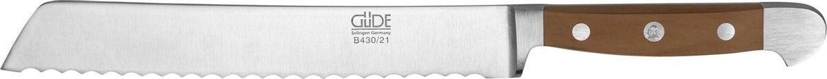 Güde Alpha broodmes 21 cm perenhout