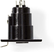 Bevestiging voor XLR-behuizing | XLR 3-pins female | Zwart