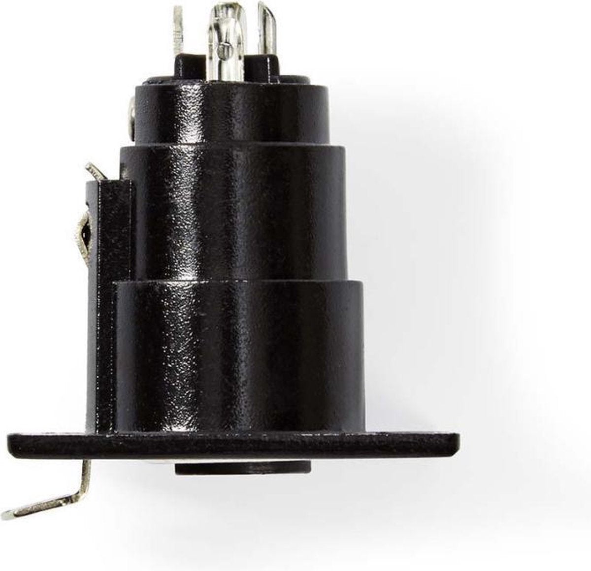 Bevestiging voor XLR-behuizing | XLR 3-pins female | Zwart