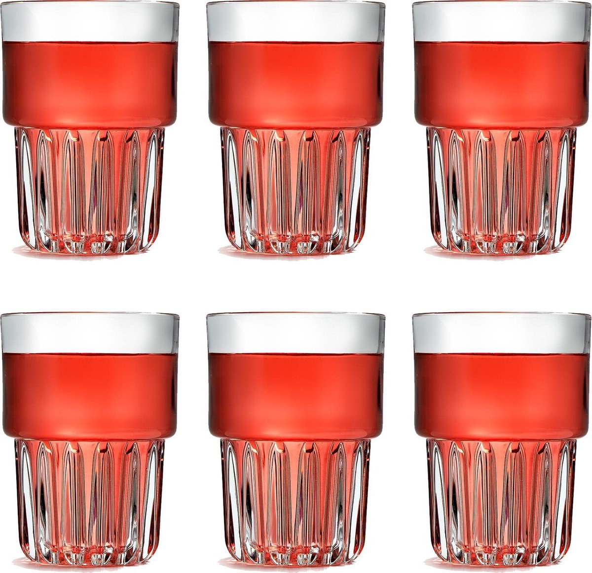 Libbey Drinkglas Everest Beverage - 350 ml / 35 cl - 6 stuks - stapelbaar - vaatwasserbestendig - hoge kwaliteit