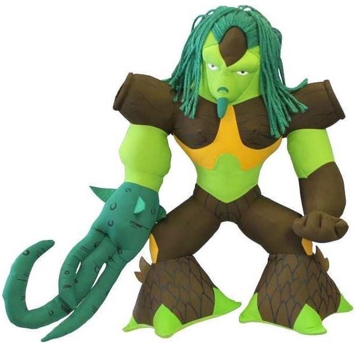 Gormiti Pluchen Lucas Knuffel  65 Cm Groen