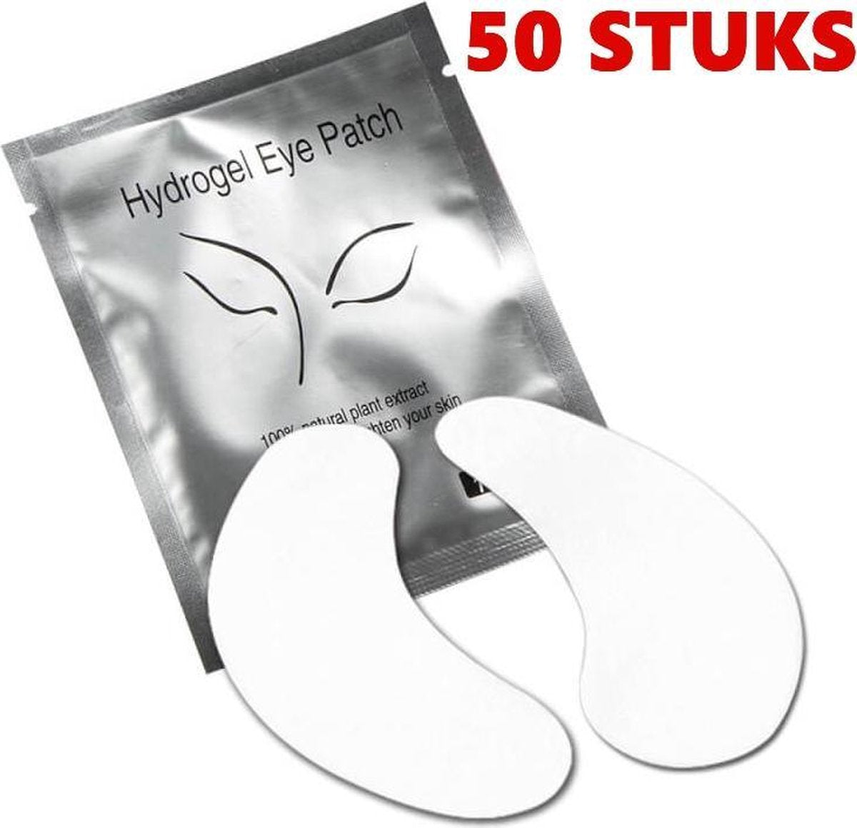 Dermarolling Eyelash Patches - 50 Paar Wimper Sticker (totaal 100 stuks)