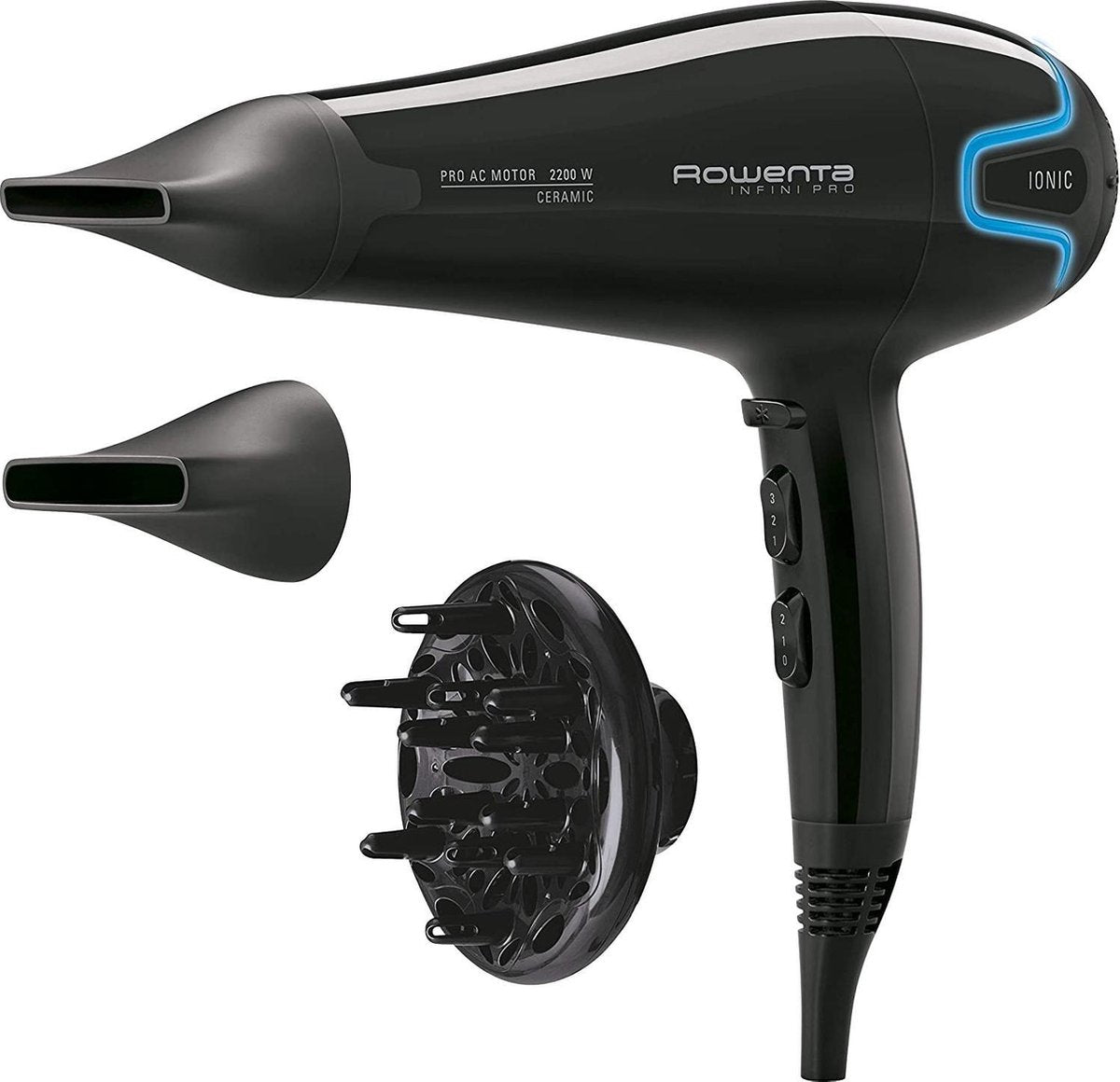 Rowenta CV8730 haardroger Infini Pro | Fohn met Diffuser | Fohn met blaasmond | Haardroger