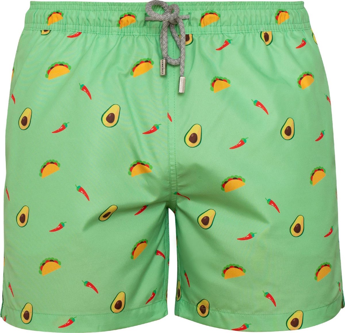 TACO Sneldrogende Zwembroek Heren met Mesh Binnenbroek en Drie Zakken - Zachte en Comfortabele Zwemshort Heren / Zwembroeken Heren - Waterafstotende Zwembroek Mannen / Herenmode van Premium Stof - Groen - XXL