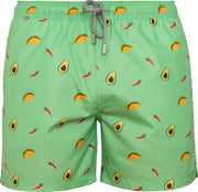 TACO Sneldrogende Zwembroek Heren met Mesh Binnenbroek en Drie Zakken - Zachte en Comfortabele Zwemshort Heren / Zwembroeken Heren - Waterafstotende Zwembroek Mannen / Herenmode van Premium Stof - Groen - XXL