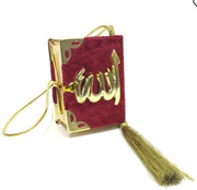 Fluwelen Koran voor auto Rood Goud