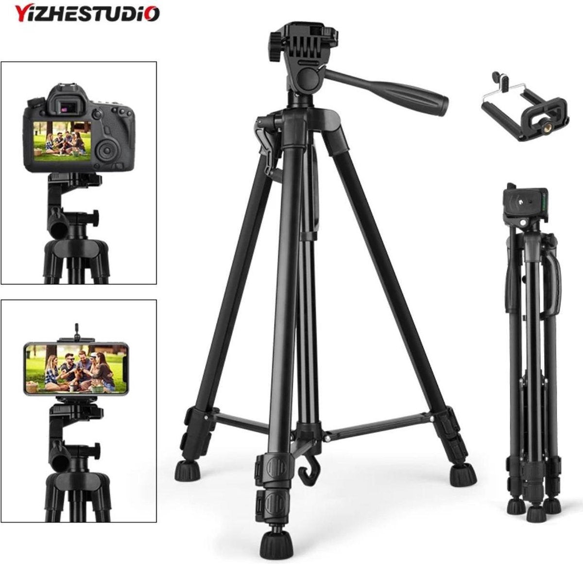 Professioneel Universeel Camera Statief Met waterpas