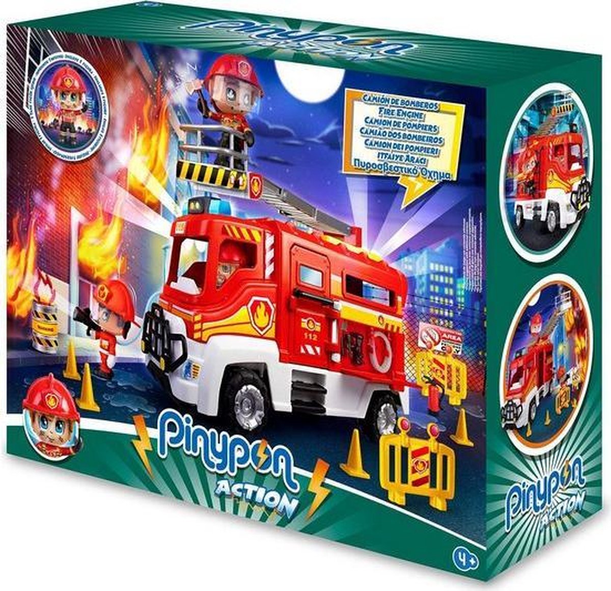 Brandweerwagen Pinypon Action Famosa
