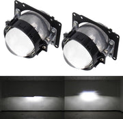 IPHCAR i2 2.8 inch DC12V 35W 6000K 4000LM LED-koplamp Lamp met 3 High Power Lamp-kralen voor links rijden (wit licht)