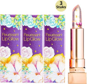 Glamfox Witch Flower Lipstick - Lip Plumper Lippenstift Met 24 Karaat Goudschilfers En Heks Bloem - 3 -Pack