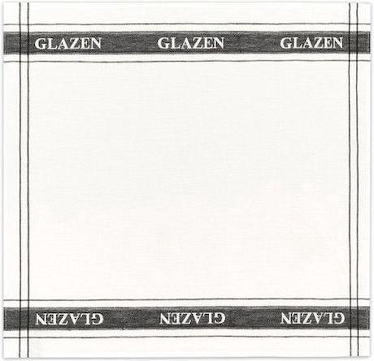 DDDDD Glazen Glazendoeken/poleerdoekenset - Wit - 3 Stuks