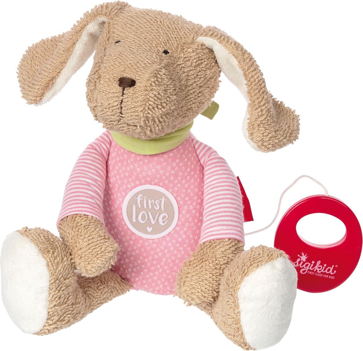 sigikid muziekknuffel hond Die rosa Fine 38784